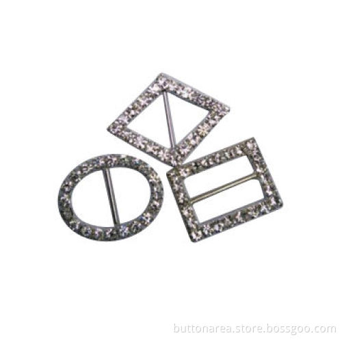 Metal Buckles in Shiny Color with Diamond